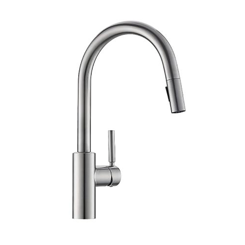 OJ-J7324H 360 Swivel Spout Classic Style Hot and Frigidi Water Steel Faucet