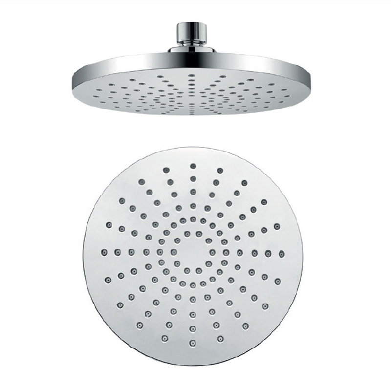 KM2599 8 Inch Powerful Comfortable Head round Rain Plastic Shower Head