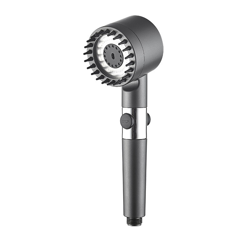 B1290C Strong Pressurization One Key Water Stop 3 Function Handheld Shower Bathroom Filter Shower Plastic Hand Shower