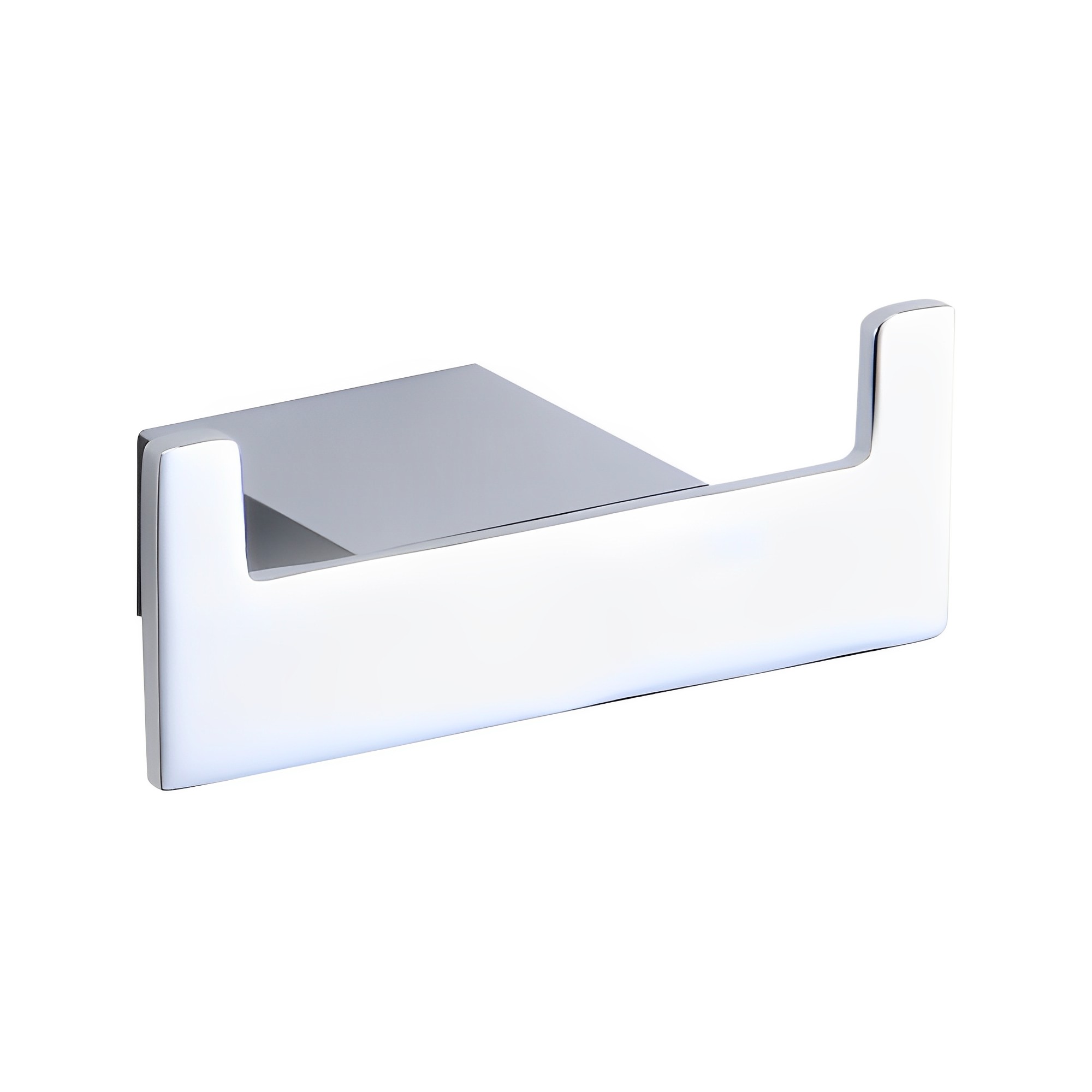 OJ-G1411L Batha Double Towel Hook Square Robe Holder Gravis Duty Rustproof Coat Hook Wall Mounted Brass Bathroom Accessories