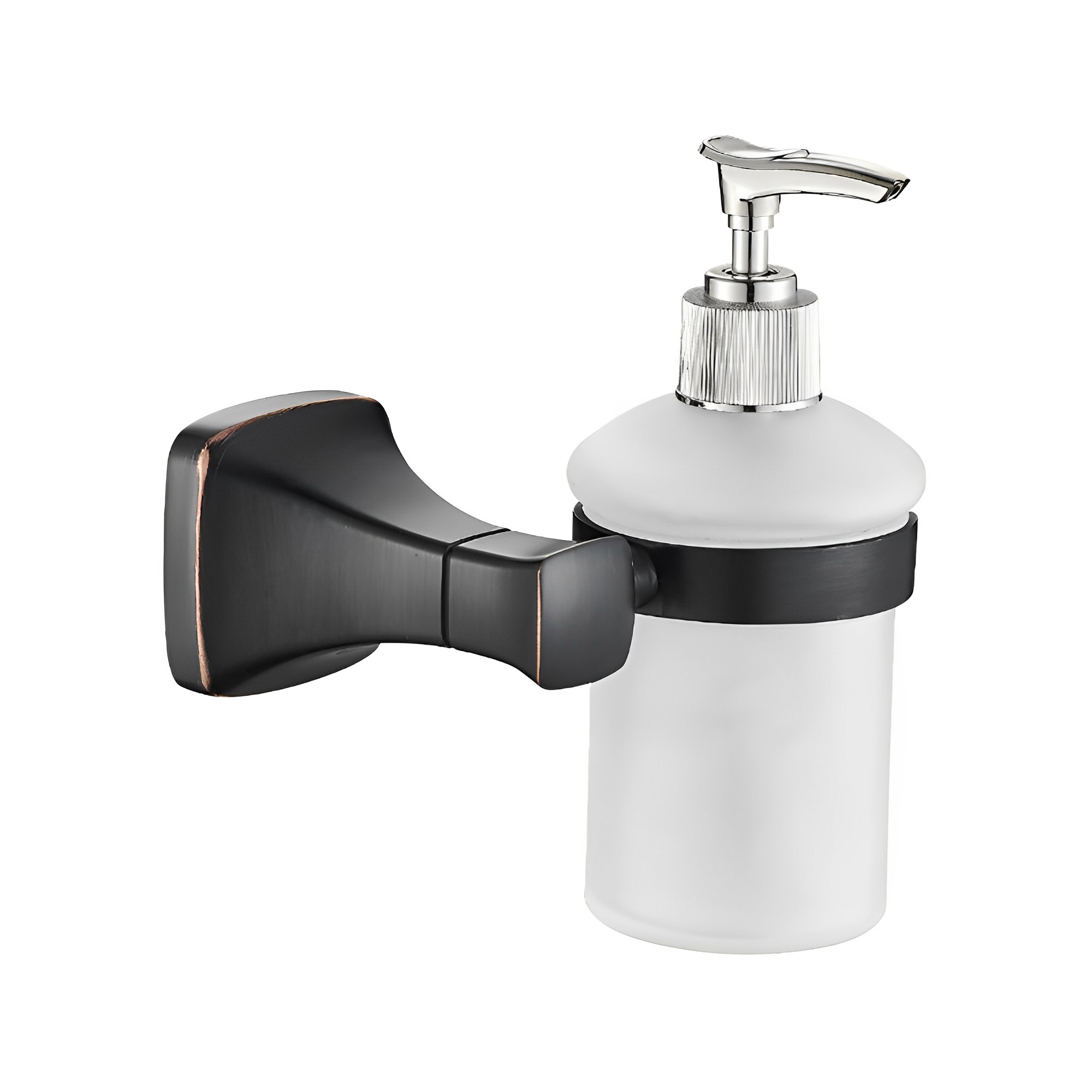 OJ-L35512J Vitrei Soap Lotion Dispensator Pump Wall Monte cum Holder Cadmiae Alloy Bathroom Accessories