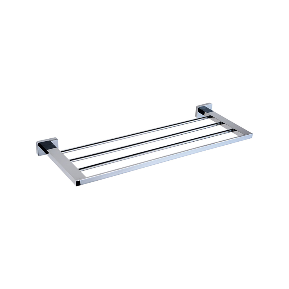 OJ-G1108L Linteum Shelf Holder for Bathroom Wall Mounted and Modern Hotel Style Brass Bathroom Accessories