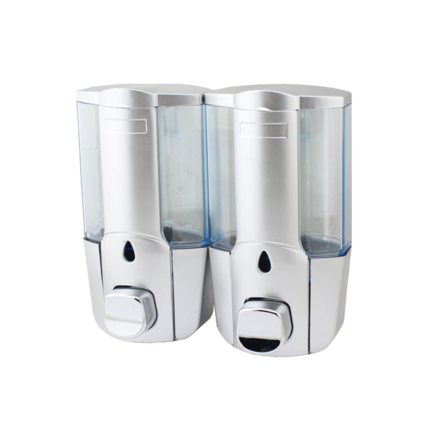 OJ-YL17Y-D 2-Chamber 300ml*2 Liquid Soap Dispensatores ABS Plastic Wall Monte cum Cochleas Liquid Soap Dispensator