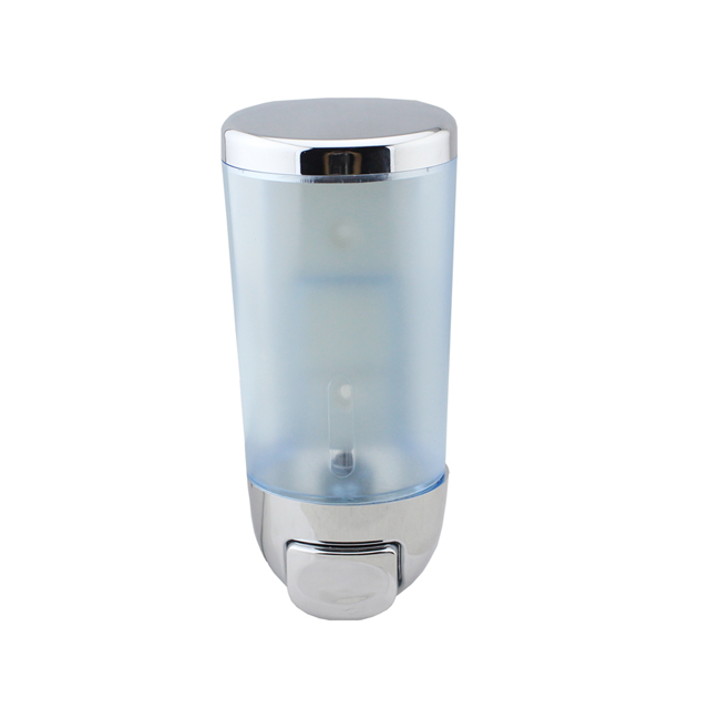 OJ-YL23C Bathroom 300ml ABS Chrome Liquid Soap Dispensers Visual Window Sanitary Wall Mounted Liquid Soap Dispense