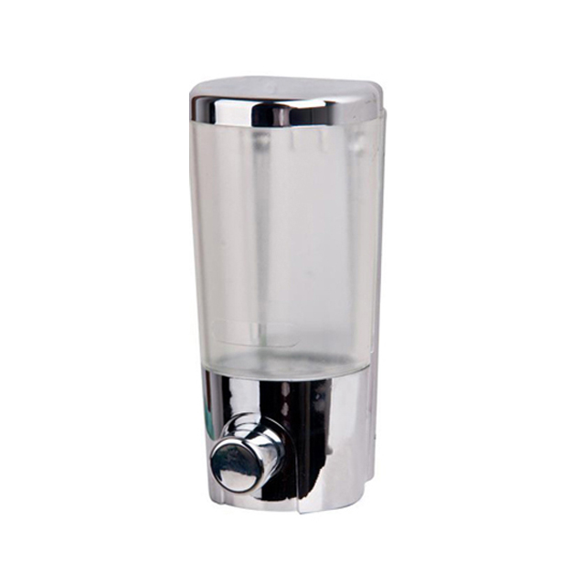 OJ-YL25C Bathroom 300ml ABS Chrome Liquid Soap Dispensers Visual Window Sanitary Wall Mounted Liquid Soap Dispense