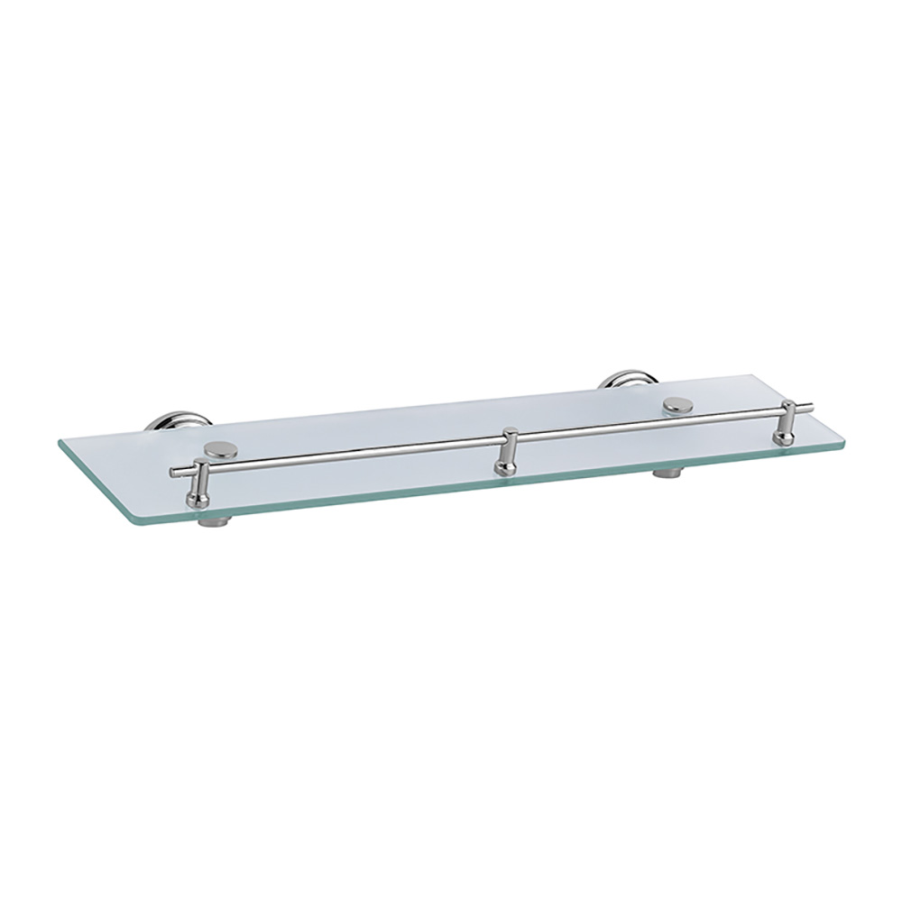 OJ-L4203J Glass Shelf 1 Tier Bathroom Caddy Bath rust-proban Wall Mount Zinc Alloy Bathroom Accessories