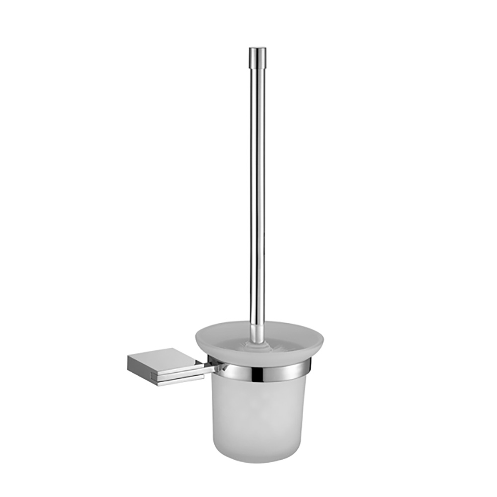 OJ-L8613J Latrina Peniculus Holder Chrome Plated Wall Eques Cum Vitro Continens Cadmiae Alloy Bathroom Accessories